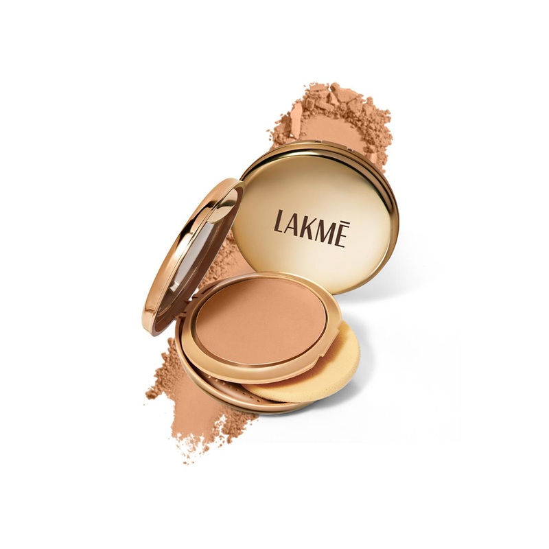 Lakme 9to5 Unreal Dual Cover Pressed Powder 2 In 1 Compact + Foundation 9g – 16 Sand