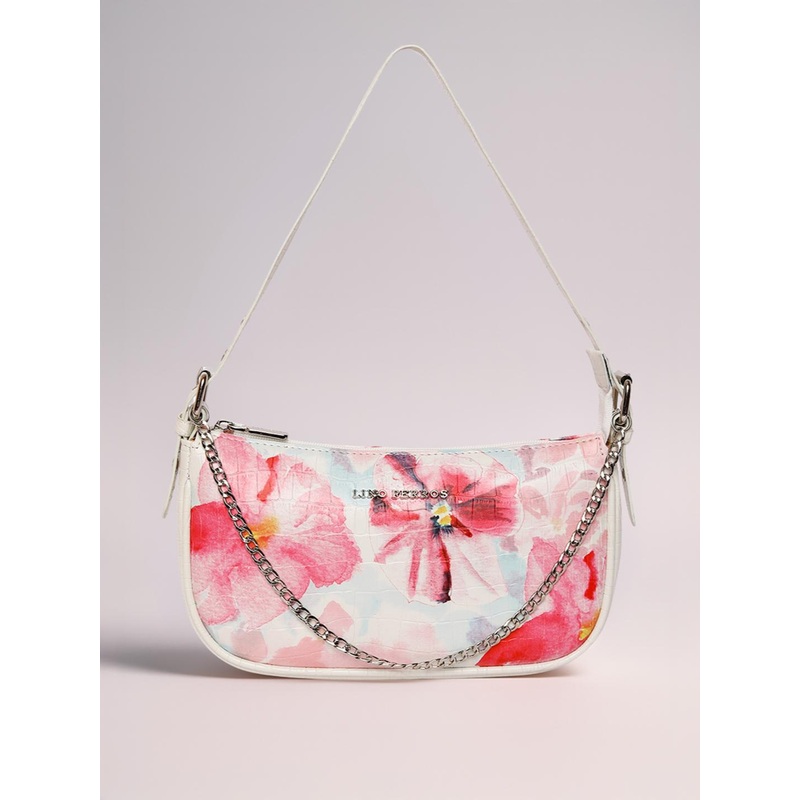 Lino Perros Multicoloured Floral Print Baguette Bag