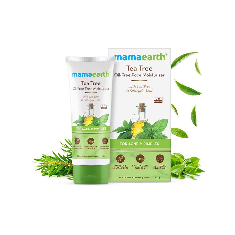 Mamaearth Tea Tree Oil-Free Face Moisturizer For Oily Skin With Tea Tree & Salicylic Acid