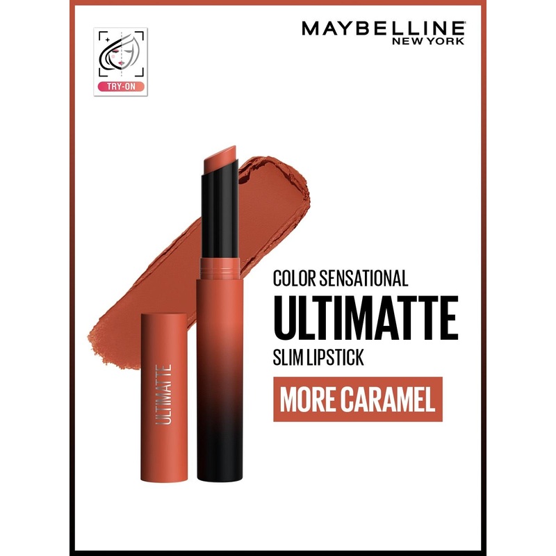 Maybelline New York Color Sensational Ultimatte Slim Lipstick – More Caramel