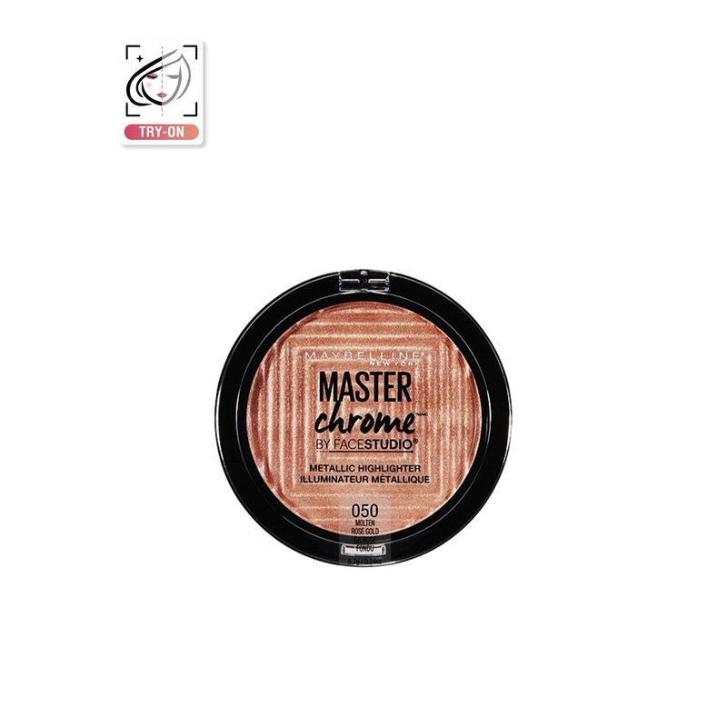 Maybelline New York Face Studio Master Chrome Metallic Highlighter – Molten Rose Gold