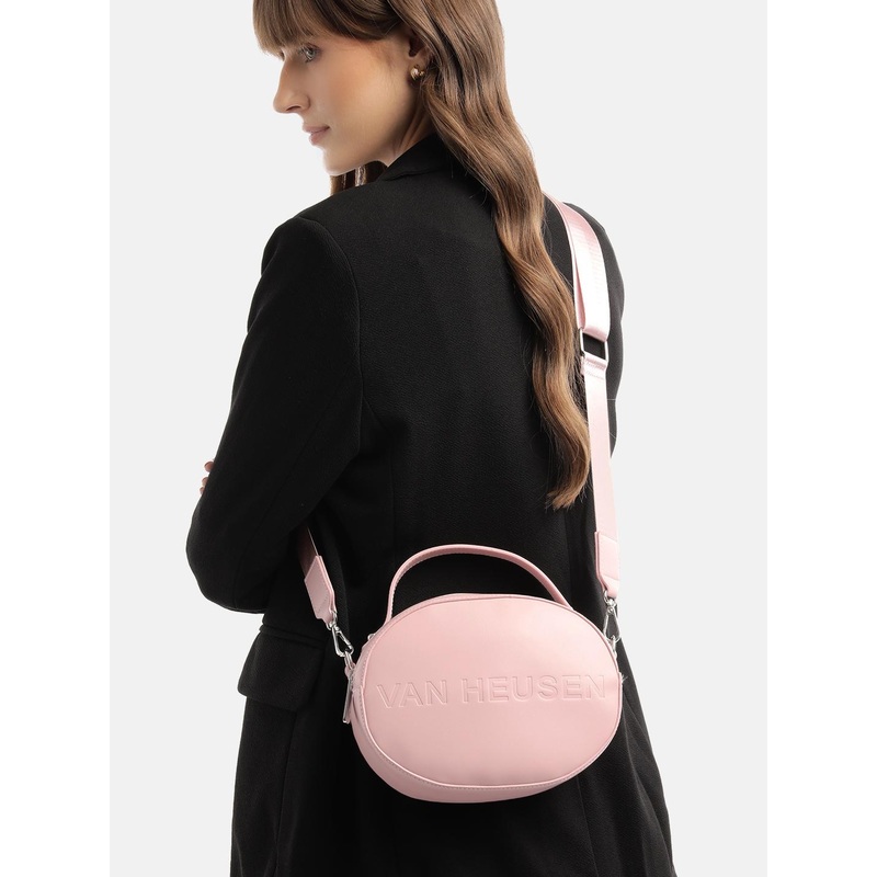 Van Heusen Brand Name Textured Handheld Bag