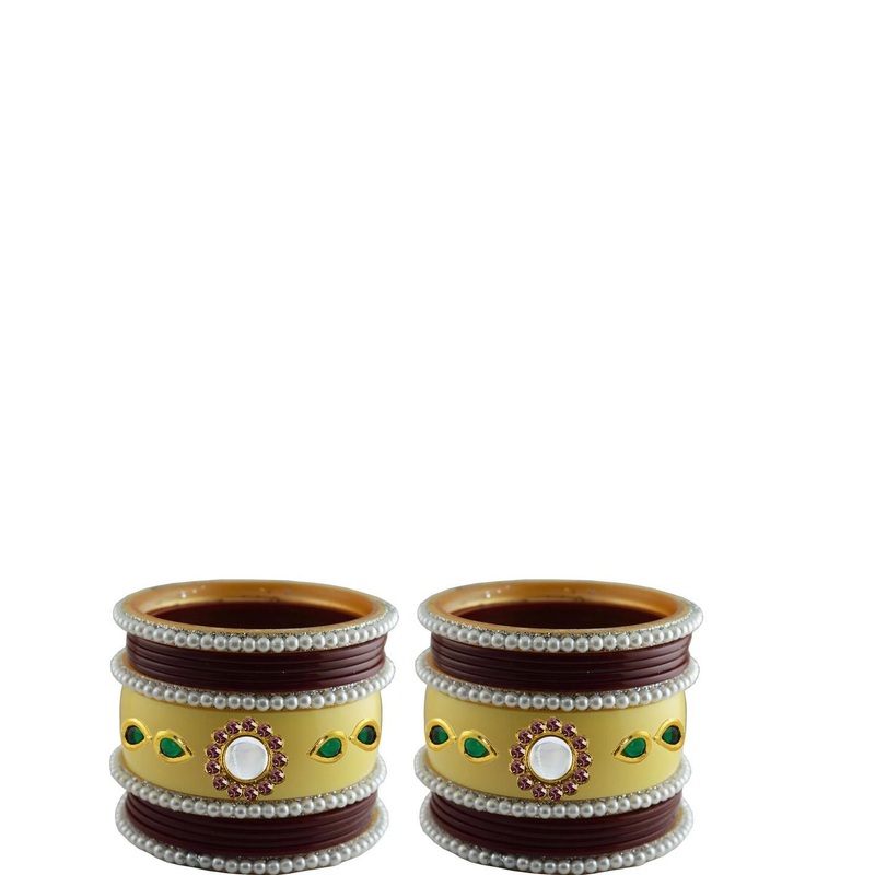 Vidhya Kangan Brass Crystals Bangle