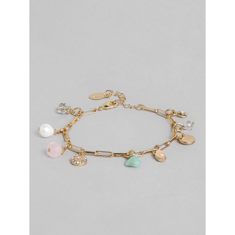Accessorize London Women Meadow Muse Charm Bracelet