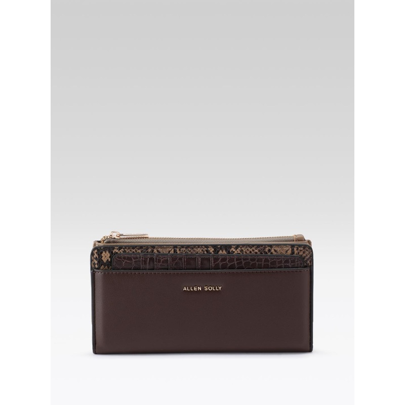 Allen Solly Women Snake Skin Detail Two Fold Wallet with Card Holder