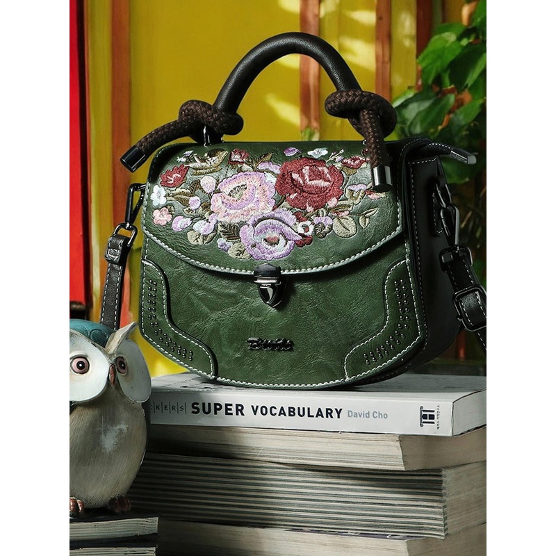 Exotic Floral Swagger Sling Bag