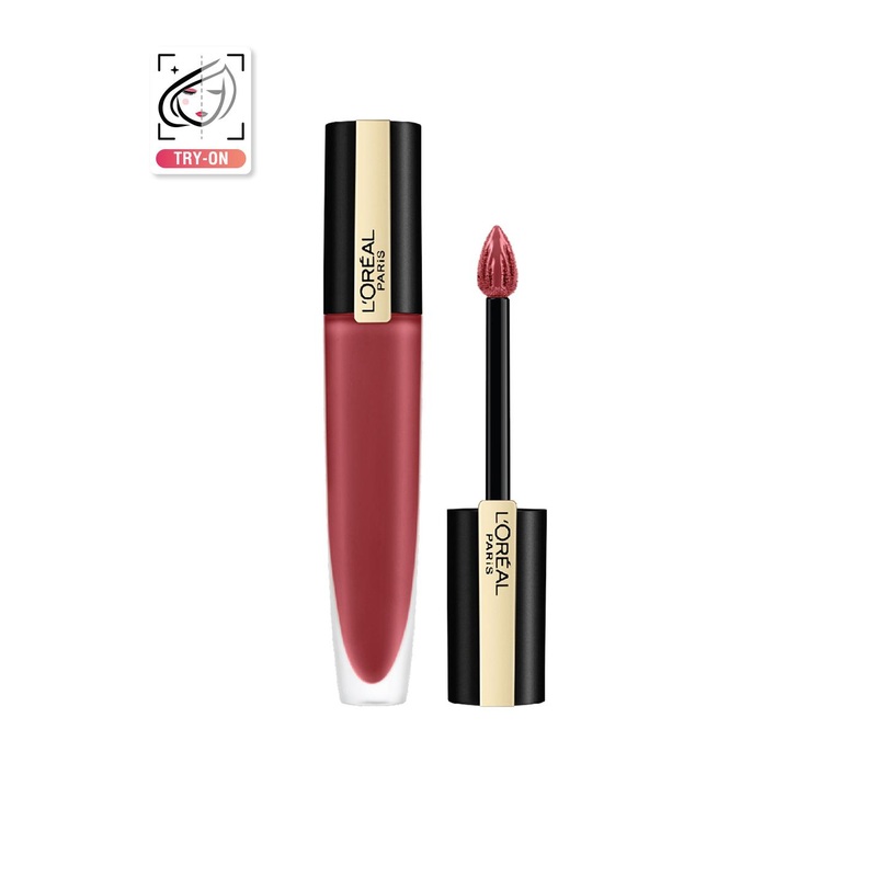 LOreal Paris Rouge Signature Matte Liquid Lipstick – 129 I Lead 7 ml