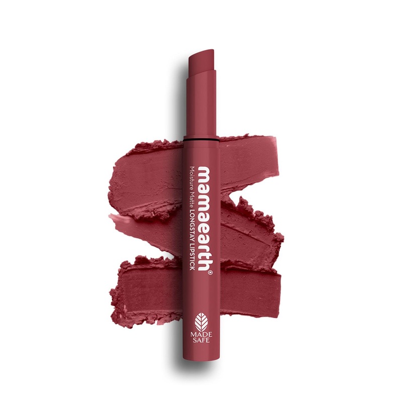 Mamaearth Moisture Matte Longstay Lipstick with Avocado Oil & Vitamin E 2g – Plum Punch 02