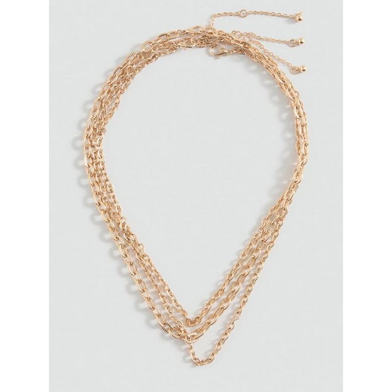 MANGO Women Set Of 3 Link Chains