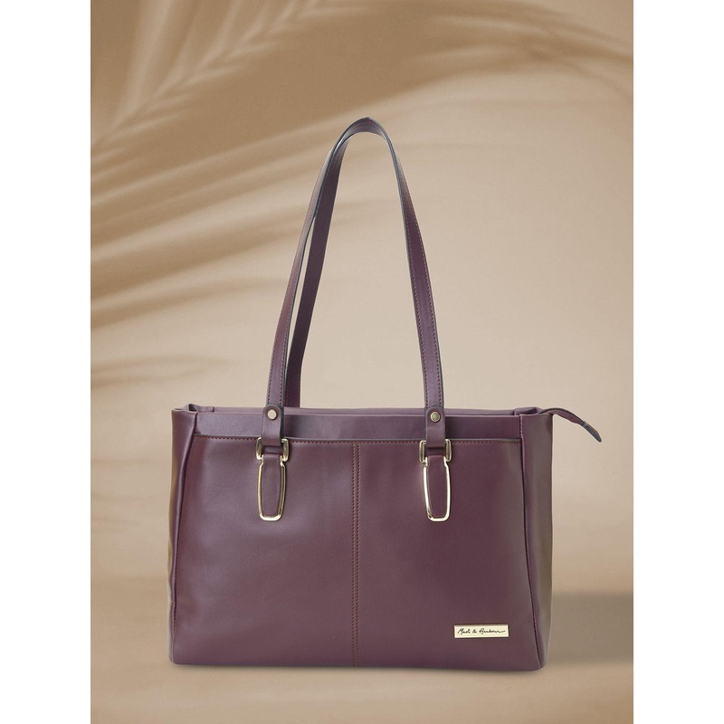 Mast & Harbour Women Structured Office Shoulder Bag