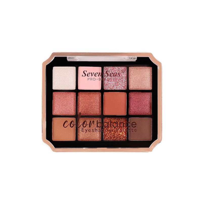 Seven Seas 12 Shades Color Balance Eyeshadow Palette – 24.4 gm
