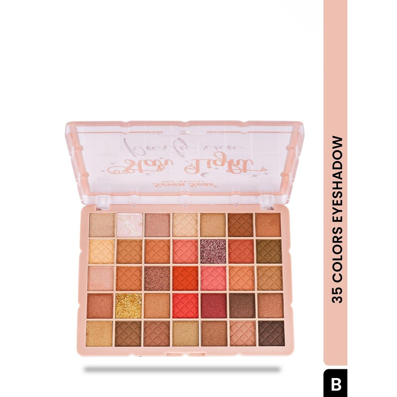 Seven Seas 35 Mix Matte Shimmery and Glittery Shades Eyeshadow Palette