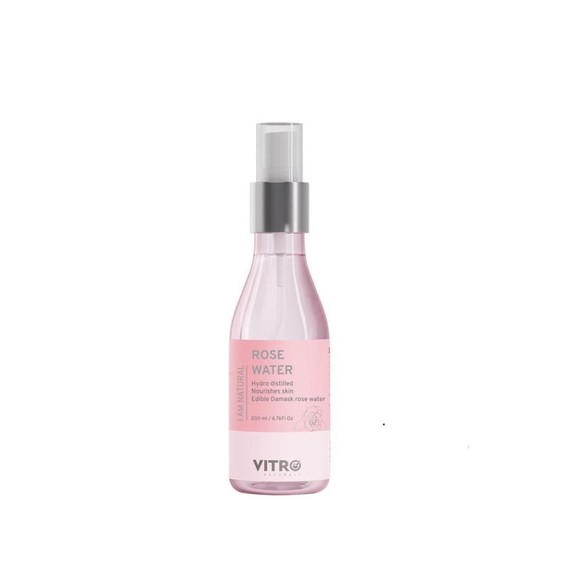 VITRO Hydro Distilled No Preservatives Natural Toner Rose Water Spray 200ml