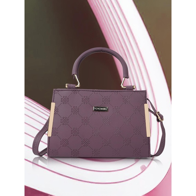 YOYOWING Textured Structured Handheld Bag