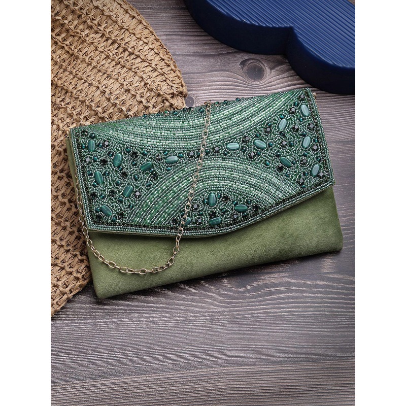 Anekaant Embellished Envelope Clutch