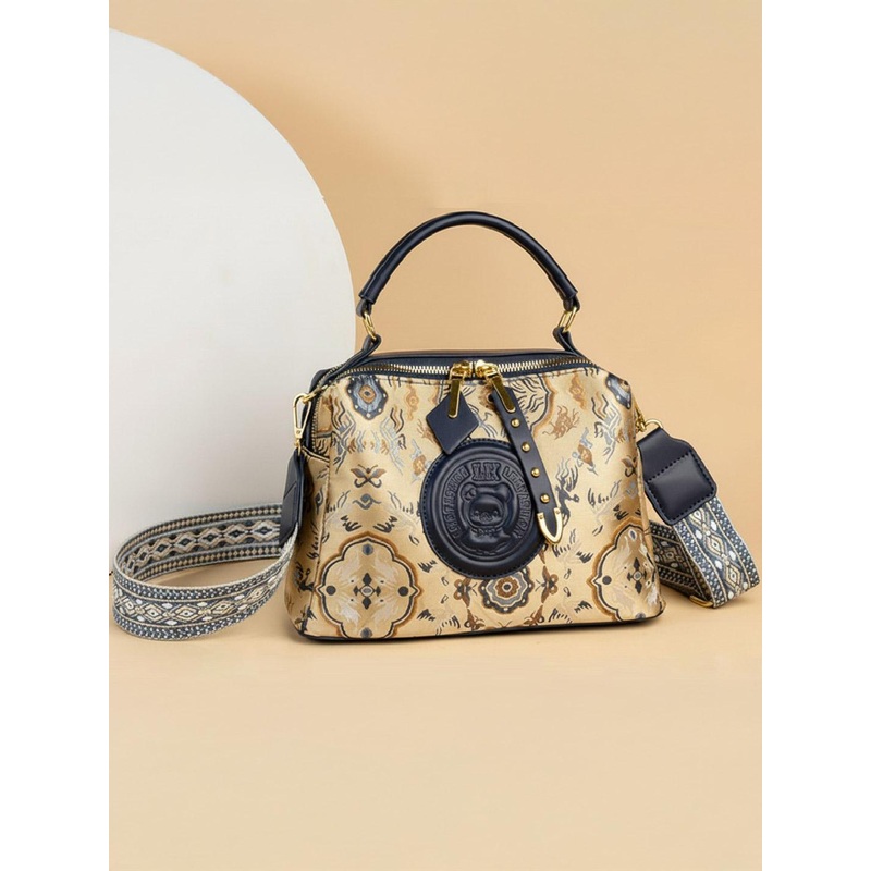 Diva Dale Women Ethnic Motifs Printed Crossbody Tasselled Sling Bag