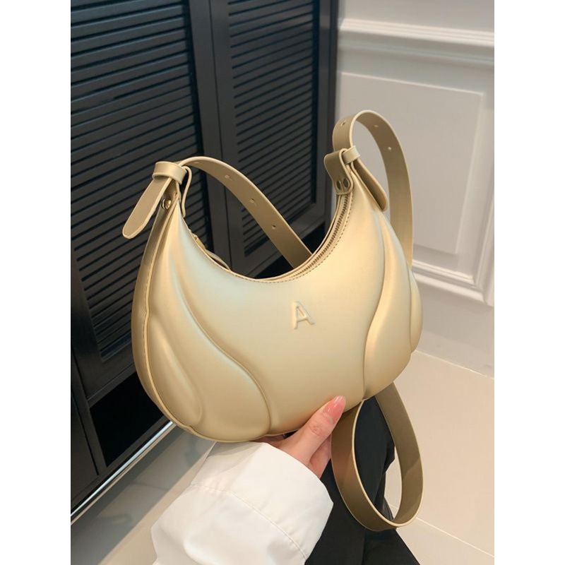 Diva Dale Women Solid Half Moon Sling Bag