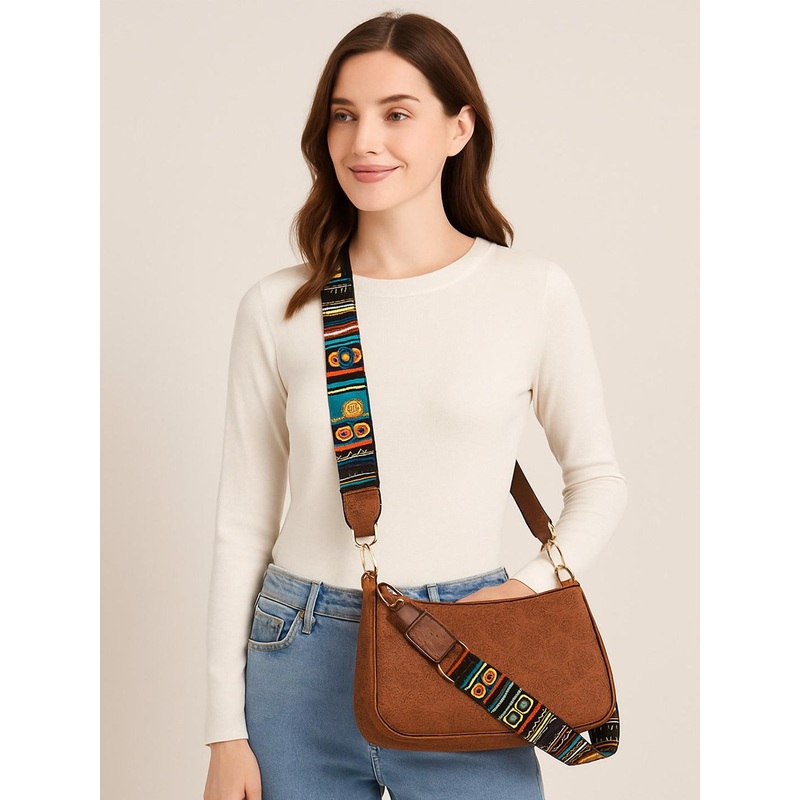 DressBerry Textured Structured Sling Bag