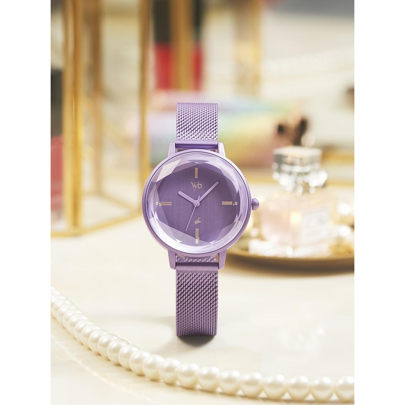 Fastrack  Vyb Aurora Women Printed Dial Bracelet Style Straps Analogue Watch FV60010QM01W