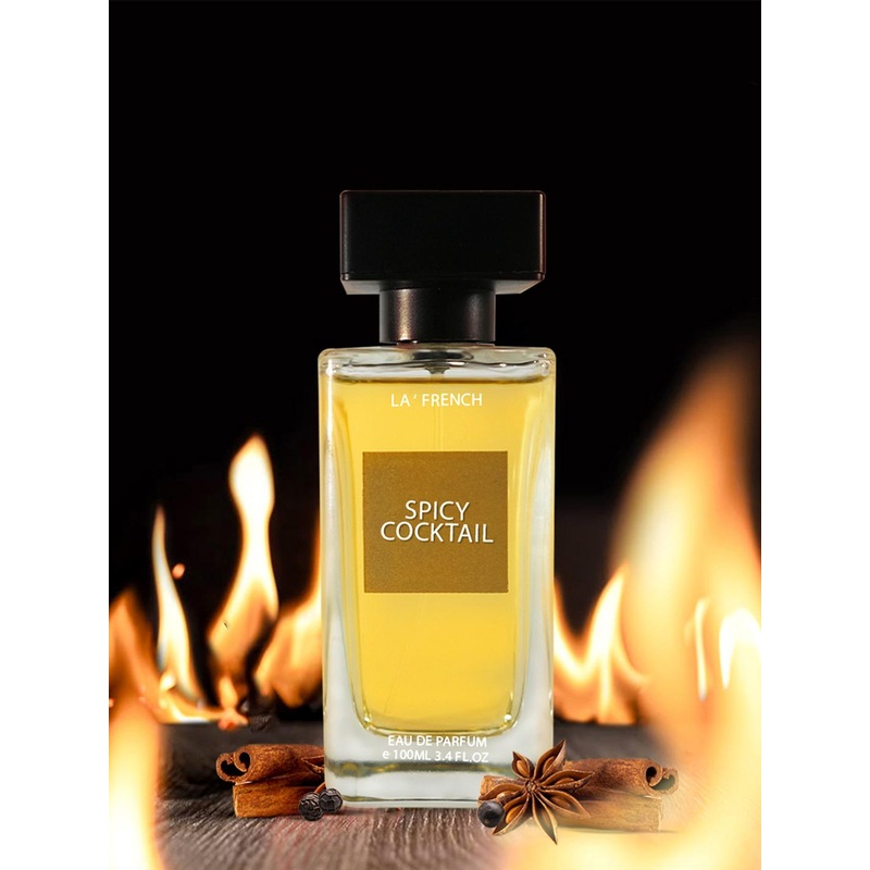 La French Unisex Spicy Cocktail Long Lasting Oriental Spicy Fragrance Perfume 100ml