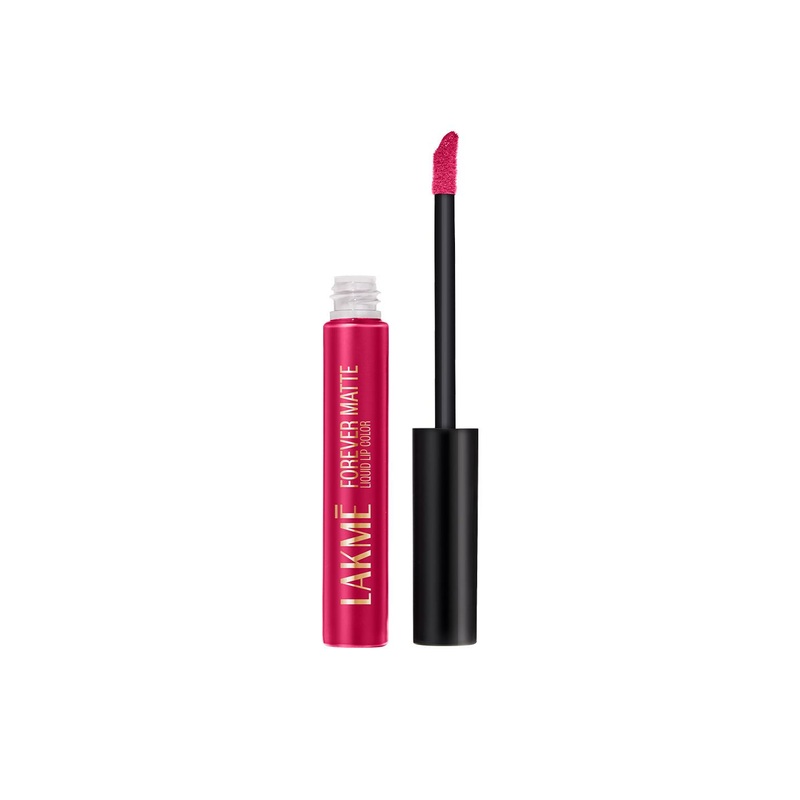 Lakme Forever Matte Lightweight & Transferproof 16Hr Liquid Lipstick 5.6ml – Red Berry
