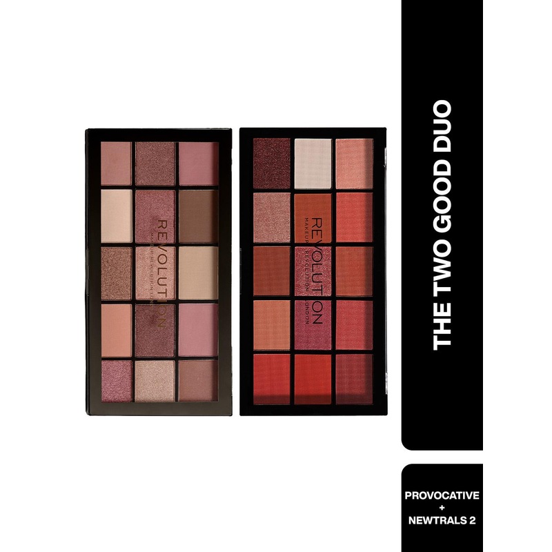 Makeup Revolution London Eyeshadow Palette Combo – Provocative & Newtrals 2