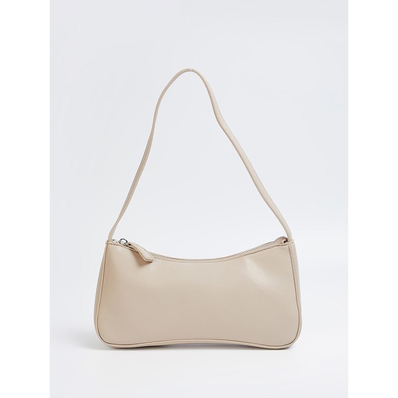 max PU Half Moon Hobo Bag