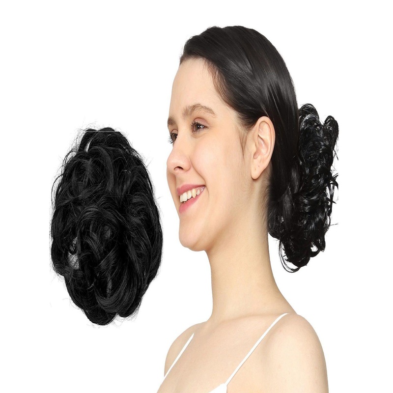 MoonEyes Black Artificial Juda Hair Bun