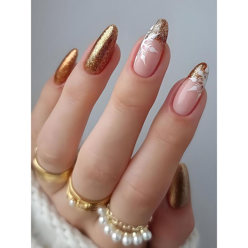 The Pink Truck Set Of 24 Reusable Artificial Nails – Golden Goddess