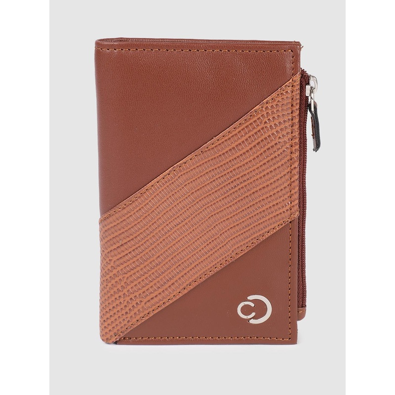 Caprese Zoey Women Tan Small Wallet