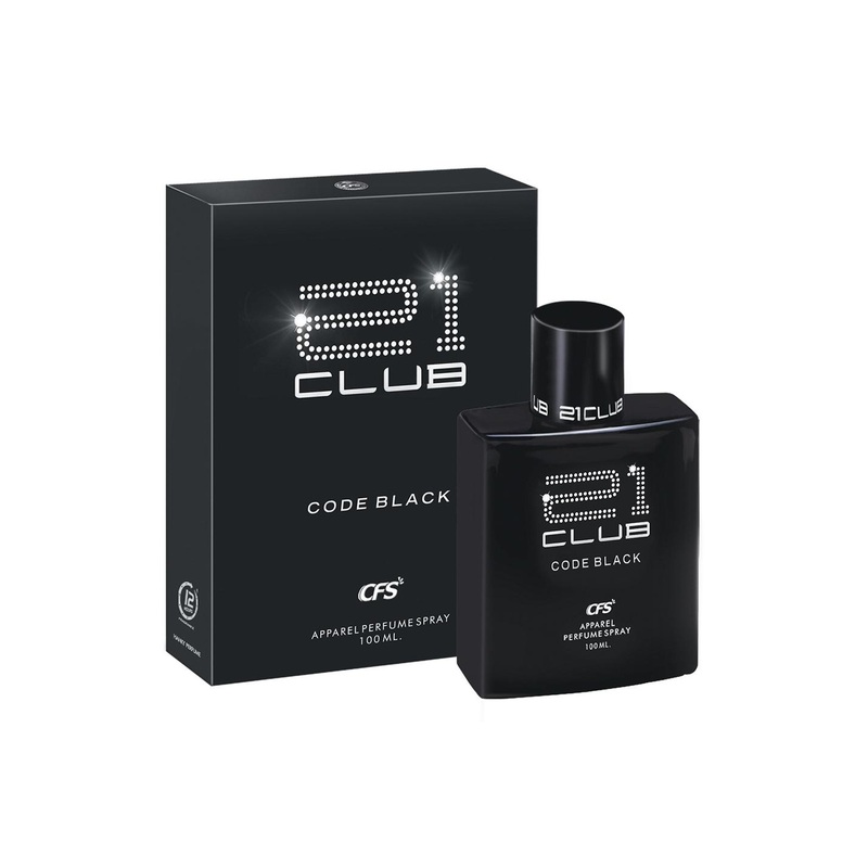 CFS Unisex Club Code Black Long Lasting Perfume 100ml