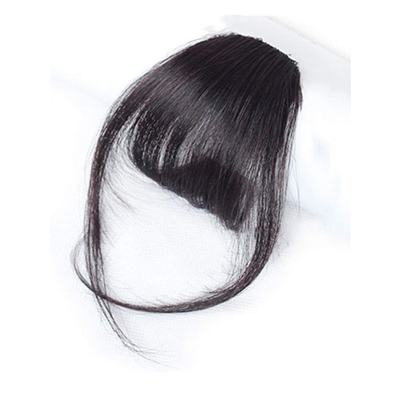 D-Divine Clip In Front Hair Bang Fringe Hair Extension – Natural Black