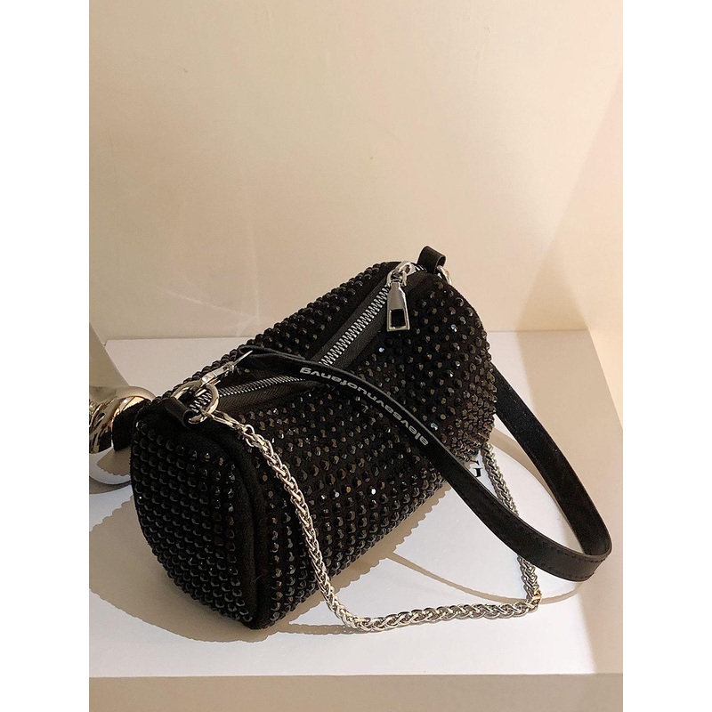 DOSYSO Embellished Structured Sling Bag