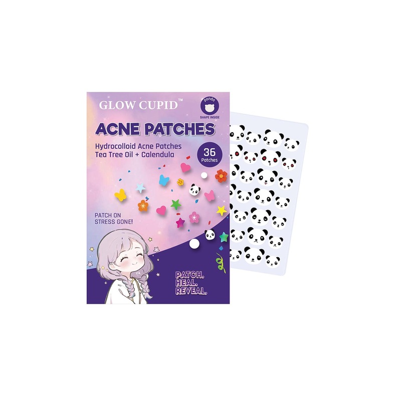 GLOW CUPID Panda Shape Acne Pimple Patch With Tea Tree Oil & Calendula  – 36 Patches