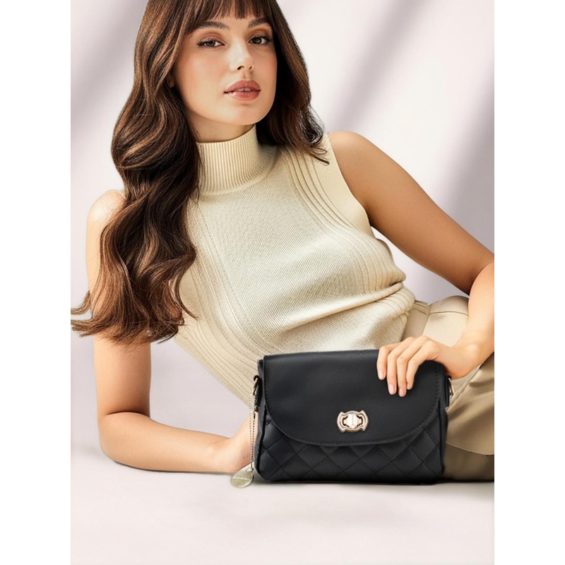 Mast & Harbour PU Structured Sling Bag