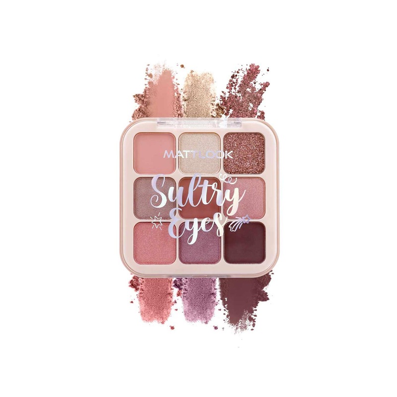 MATTLOOK Sultry Eyes Eyeshadow Palette – 14g – Holiday Wine 02