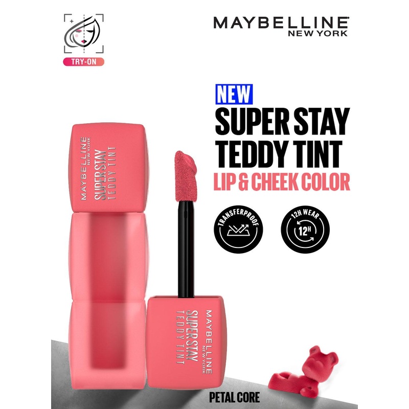 Maybelline New York Superstay Teddy Tint Lip & Cheek Color 5 ml – Petal Core