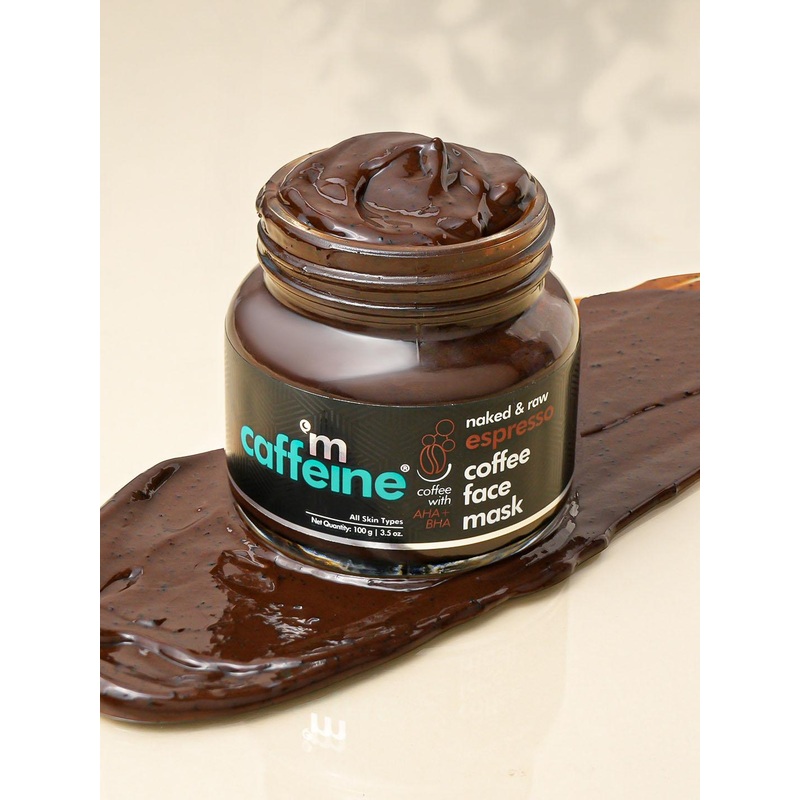 MCaffeine Exfoliating Espresso Coffee Face Mask-Removes Dirt & Unclogs Pores 100g