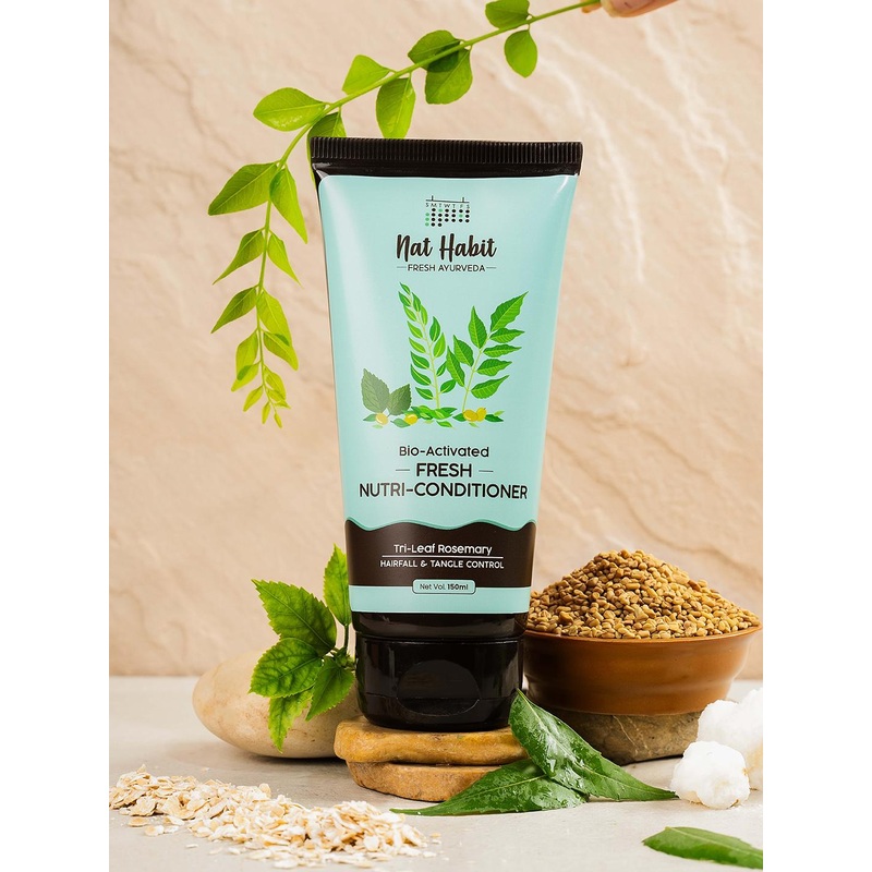Nat Habit Bio-activated Fresh Nutri- Conditioner for Hair Fall Control- 150ml