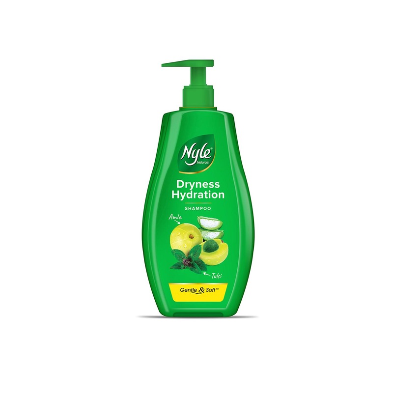 Nyle Naturals Silky & Smooth Anti-Hairfall Shampoo with Tulsi & Amla – 1L