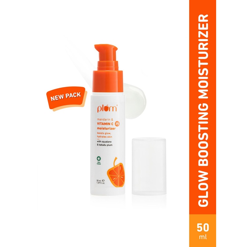 Plum 3% Vitamin C Glow Boost Moisturizer With Mandarin To Fight Dark Spots – 50ml