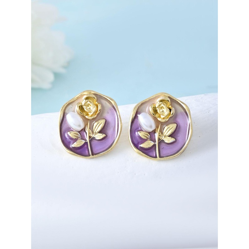 Voylla Contemporary Studs Earrings