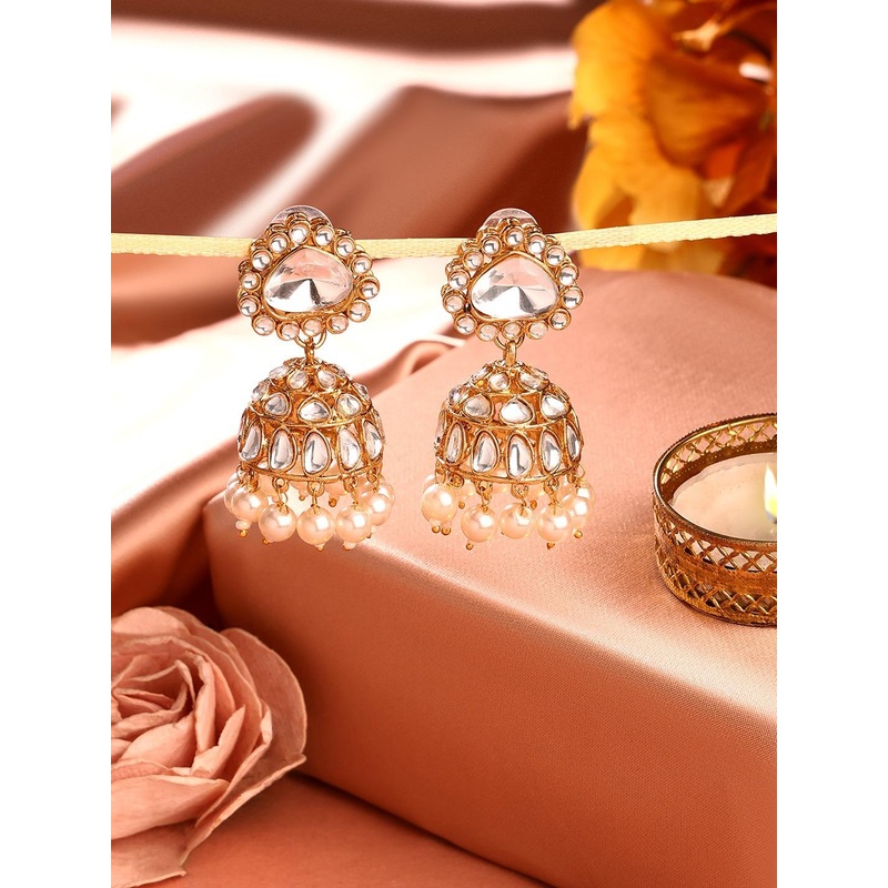 Zaveri Pearls Contemporary Jhumkas Earrings