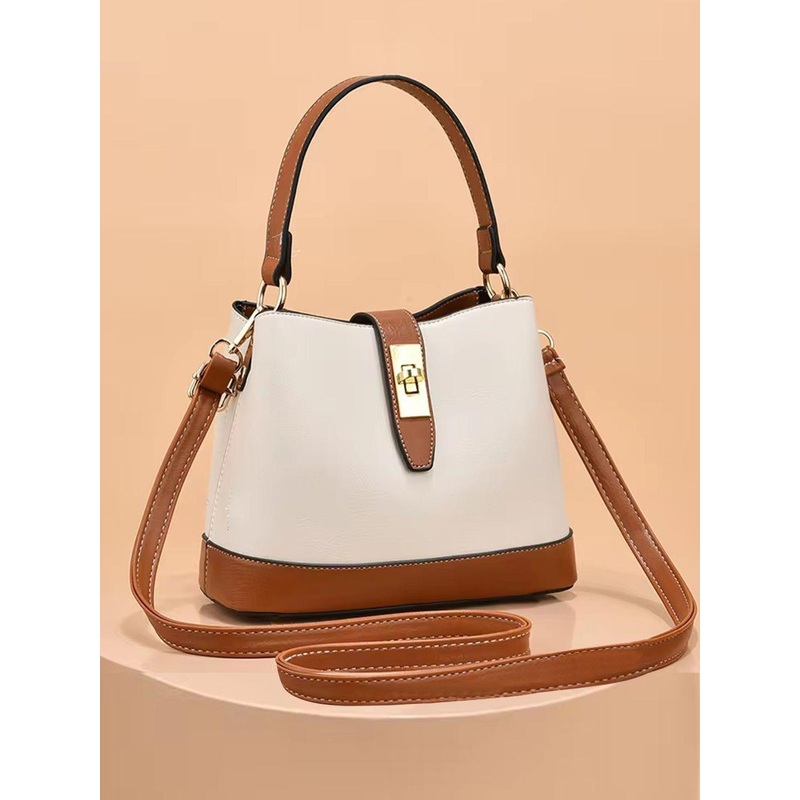 ADISA Women Solid Structured Sling Bag