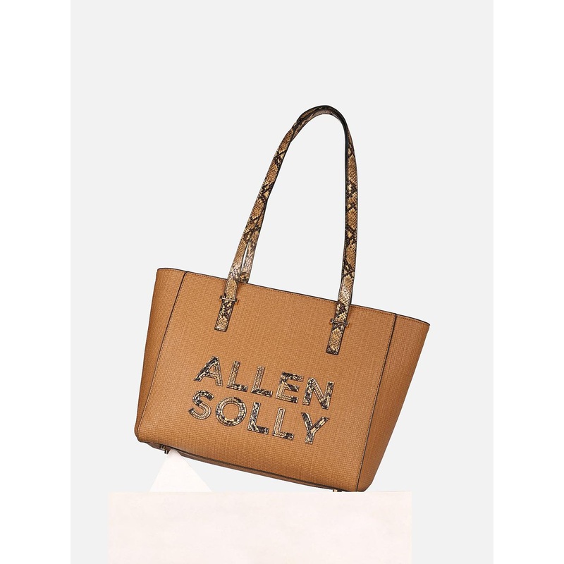 Allen Solly Woman Brand Logo Printed Structured Shoulder Bag