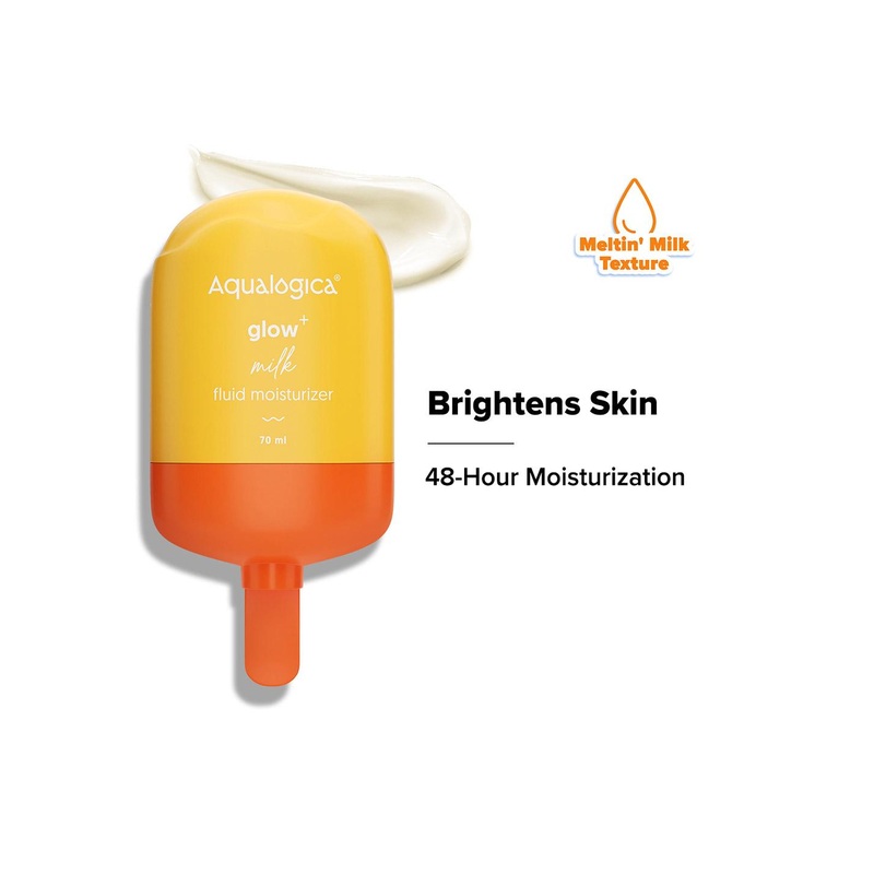 Aqualogica Glow+ Milk Fluid Moisturizer with Vitamin C & Papaya – 70 ml