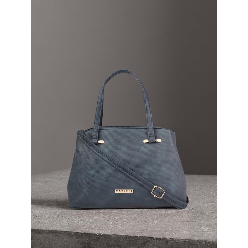 Caprese Cherry Women Blue Medium Satchel Bag