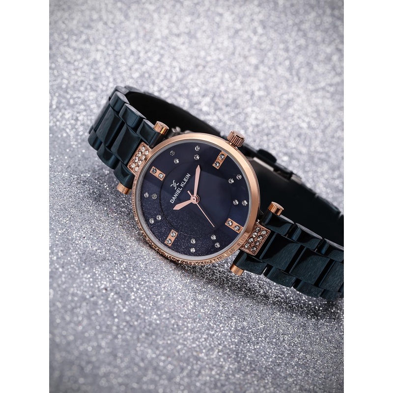 Daniel Klein Women Navy Blue Analogue Watch DK11328-5