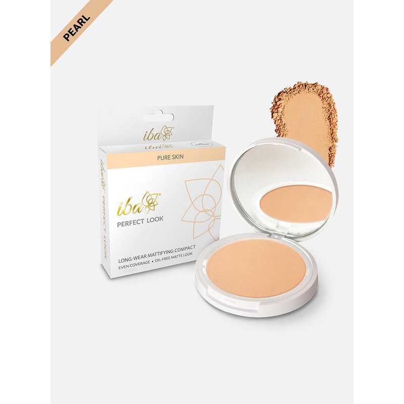 Iba 01 Fair Pearl Perfect Look Long-Wear Mattifying Compact 9 g
