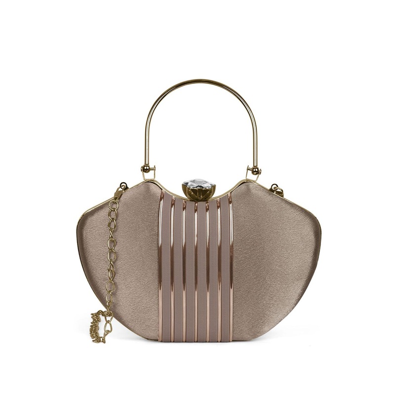 Lavie Embellished Box Clutch With Wrist Loop